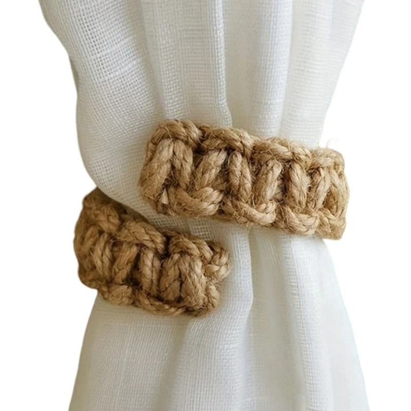 Скандинавская ветрозащитная занавеска повязка ручной работы хлопковая веревка