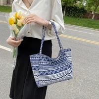 shishi bohemian style handbag korean version harajuku ladies shopping bag large capacity canvas bag exotic ladies bag