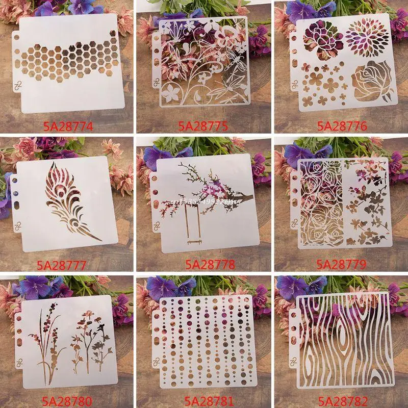 

Circle Stencils Template Painting Scrapbooking Embossing Stamping Album Crafts Dropship