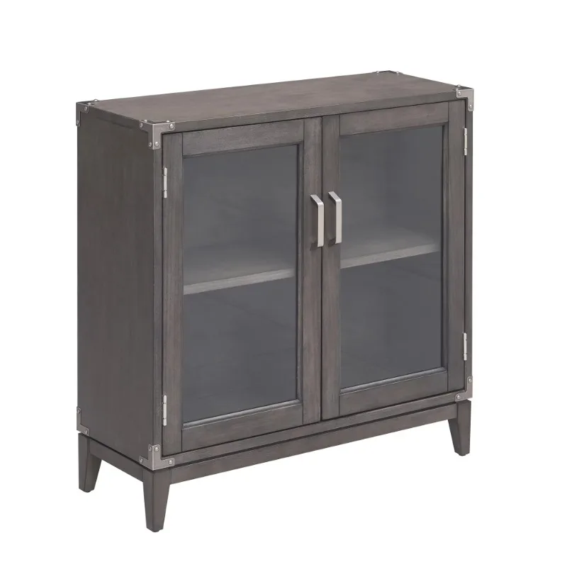 

Leick Home Beckett Foyer Cabinet in Anthracite