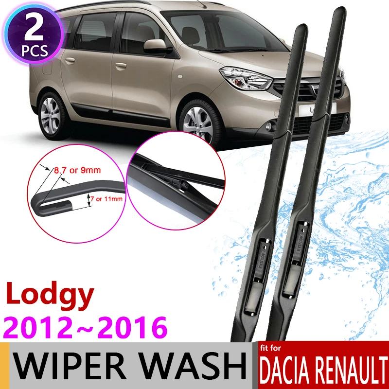 

Стеклоочистители переднего ветрового стекла для Dacia Renault устройства 2012 ~ 2016 2013 2014 2015, автомобильные стеклоочистители, аксессуары