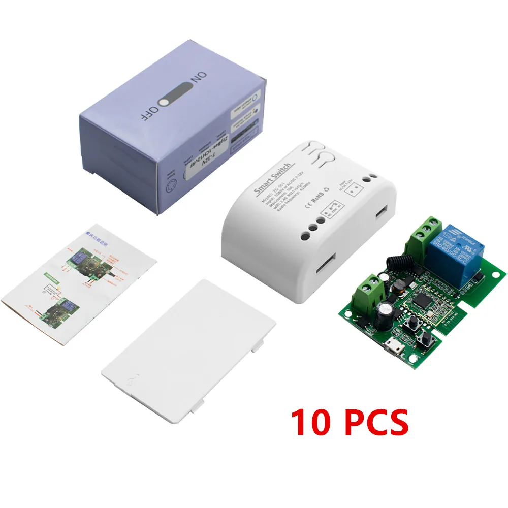 10 Pack Zigbee Smart WIFI   Tuya Smart Life Relay Alexa Switch   , , , 