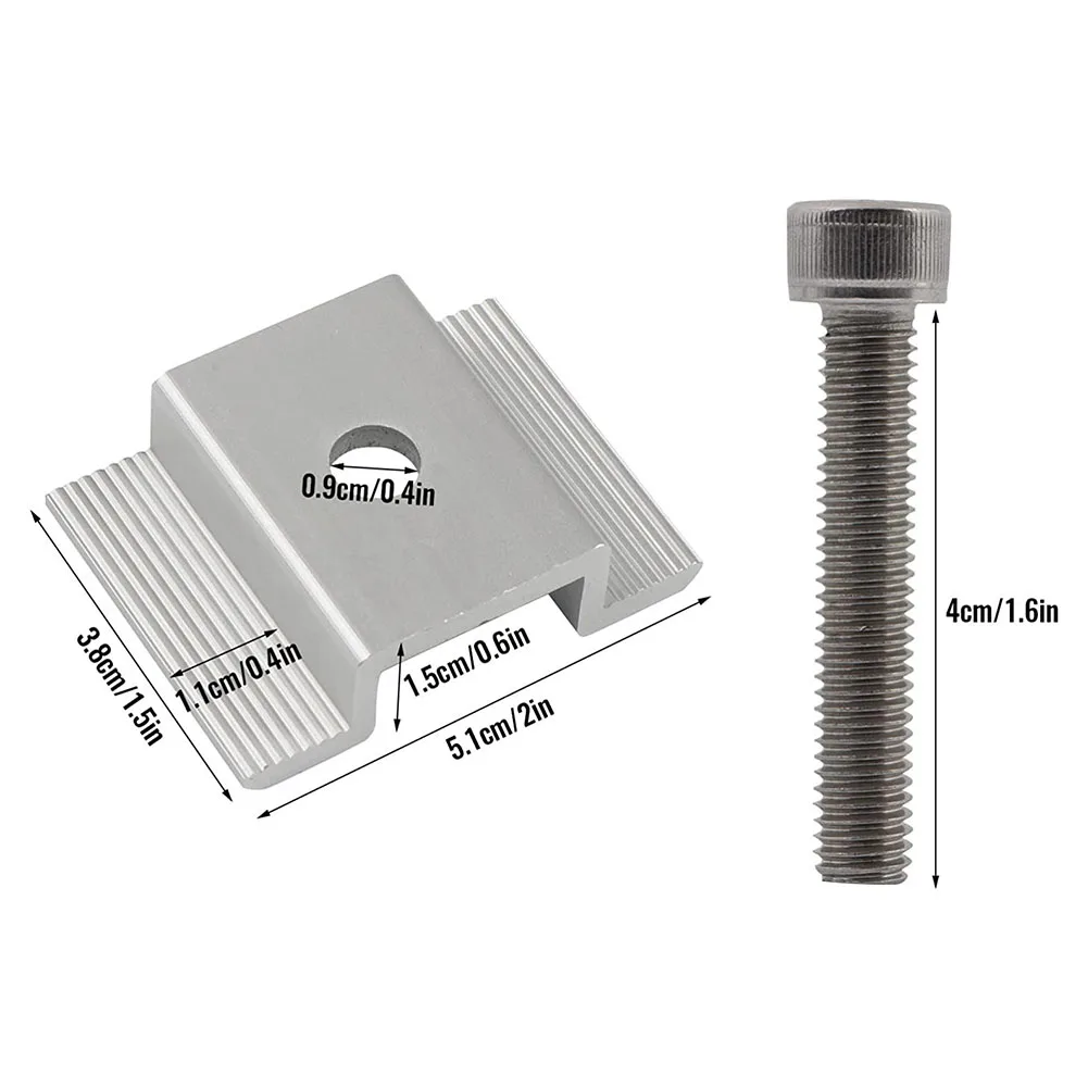 

PV Clamp Solar Panel Bracket PV Panel Holder Photovoltaic Clamp Photovoltaic Panel Bracket For 30/35/40/45mm Solar Panel