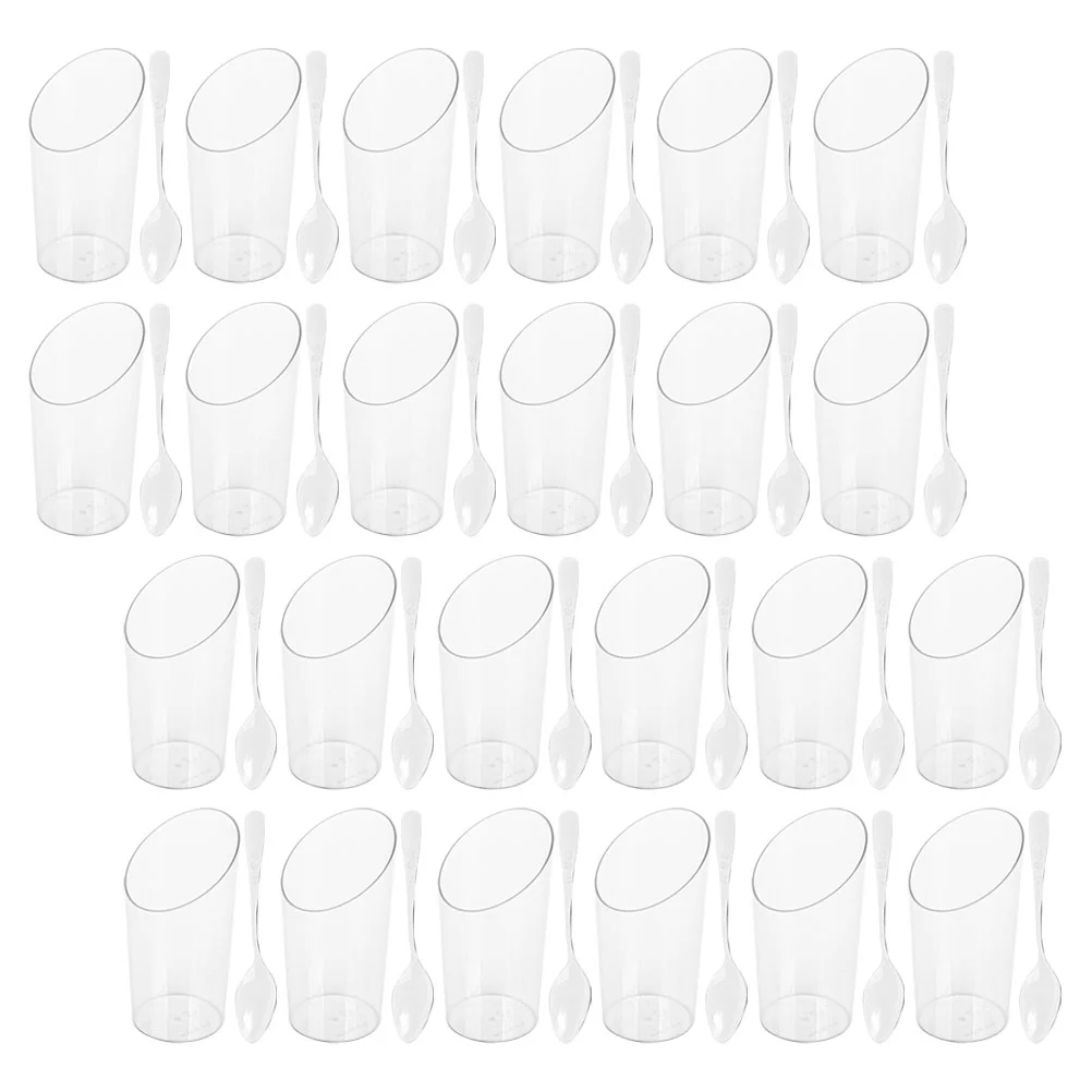 

24 Sets Transparent Dessert Cups Mousse Cup Appetizers Treat Cups Dessert Bowls for Home Gathering Party Restaurant