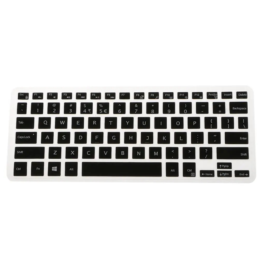 

English Silicone Keyboard Skin Cover for Dell XPS13 9350/9360 Black