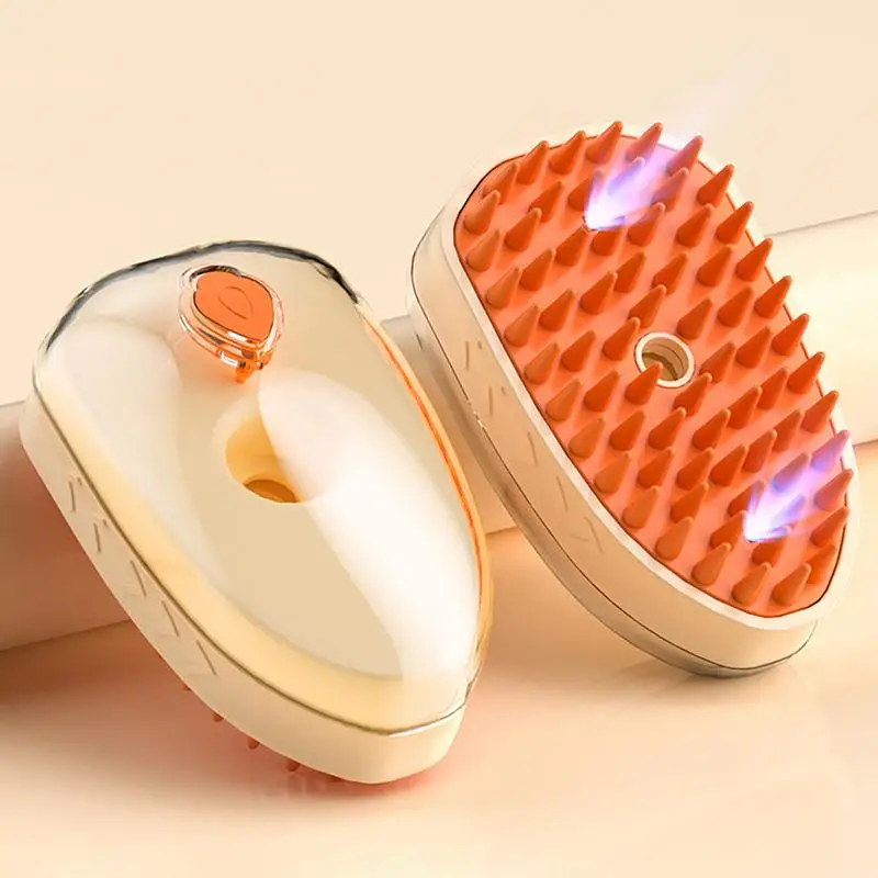 Щетка Паровая для кошек перезаряжаемая собак массажная