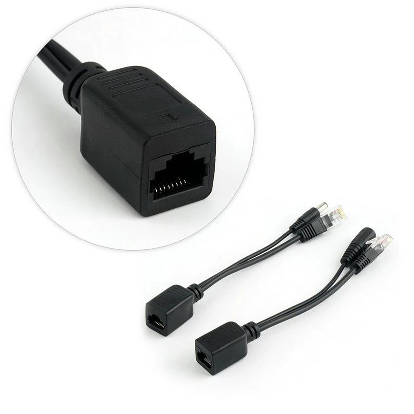 Кабель POE для IP-камеры Пассивный адаптер Power Over Ethernet разветвитель инжектор модуль