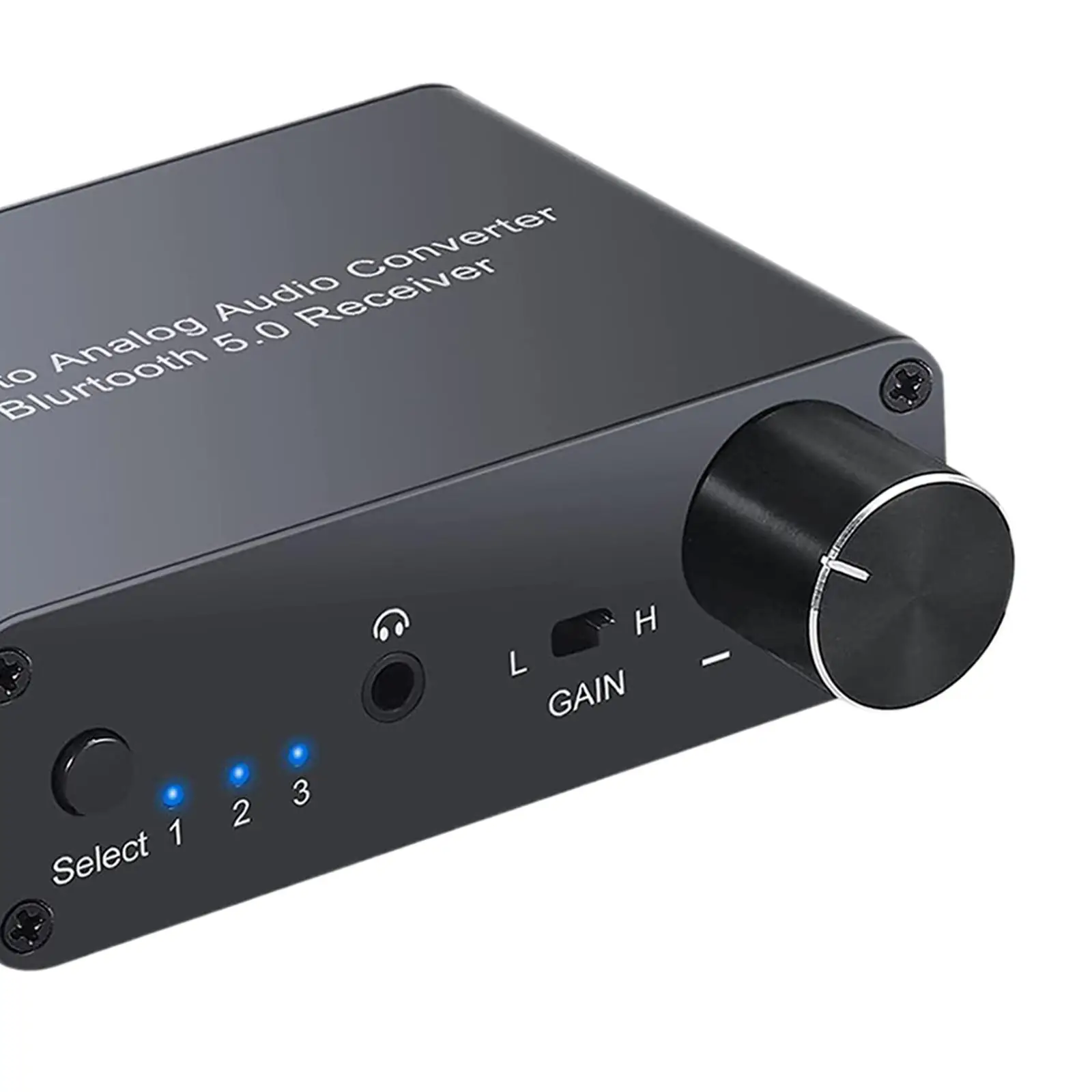 

Digital to Analog Audio Converter Bluetooth 5.0 Receiver Low Latency with Volume Control DAC Converter Digital to Analog for TV