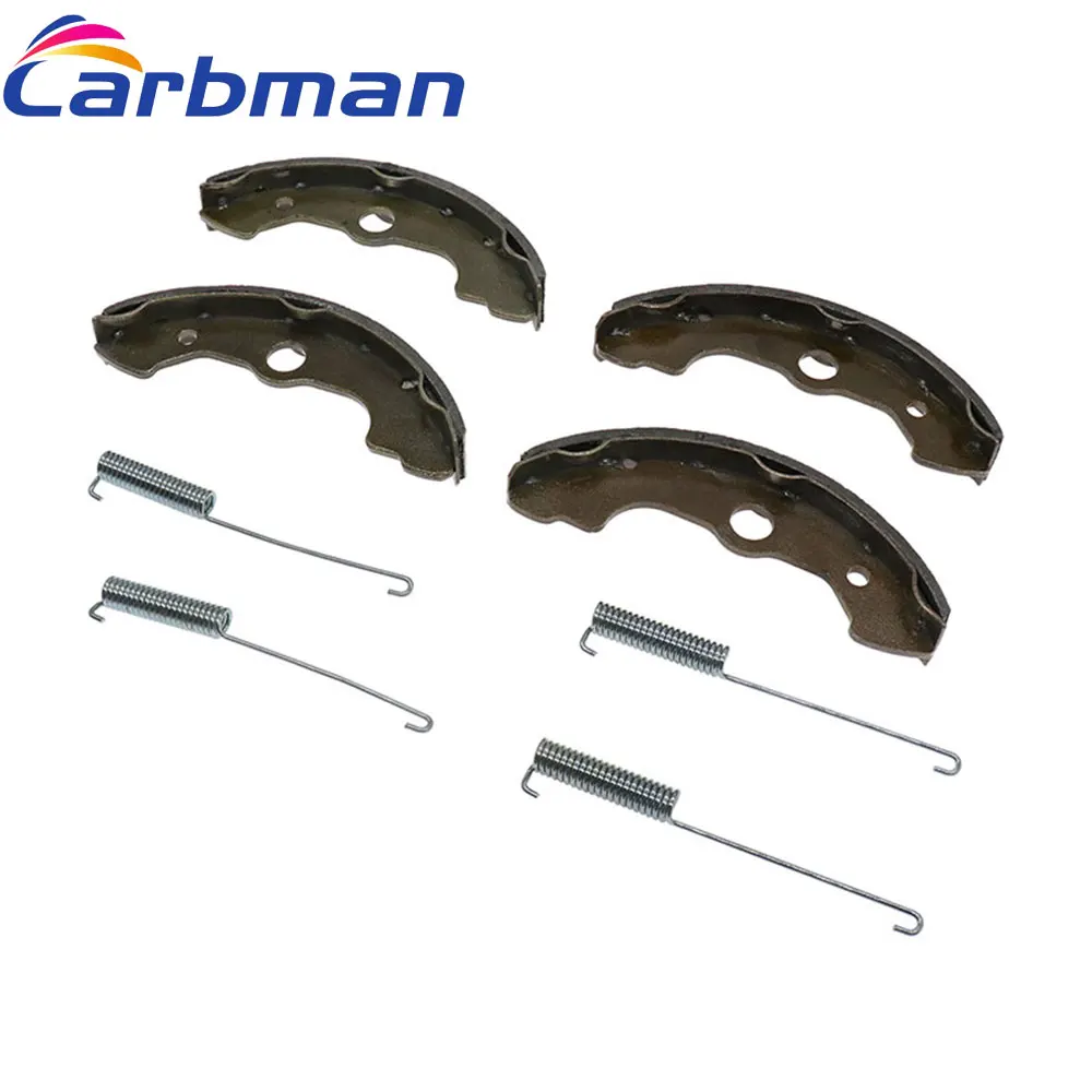 Carbman Front Brake Shoes For Honda TRX300FW Fourtrax 300 4X4 1988 1990 1991 1992 1993 1994 1995 1996 1997 1998-2000 (Only 4X4)