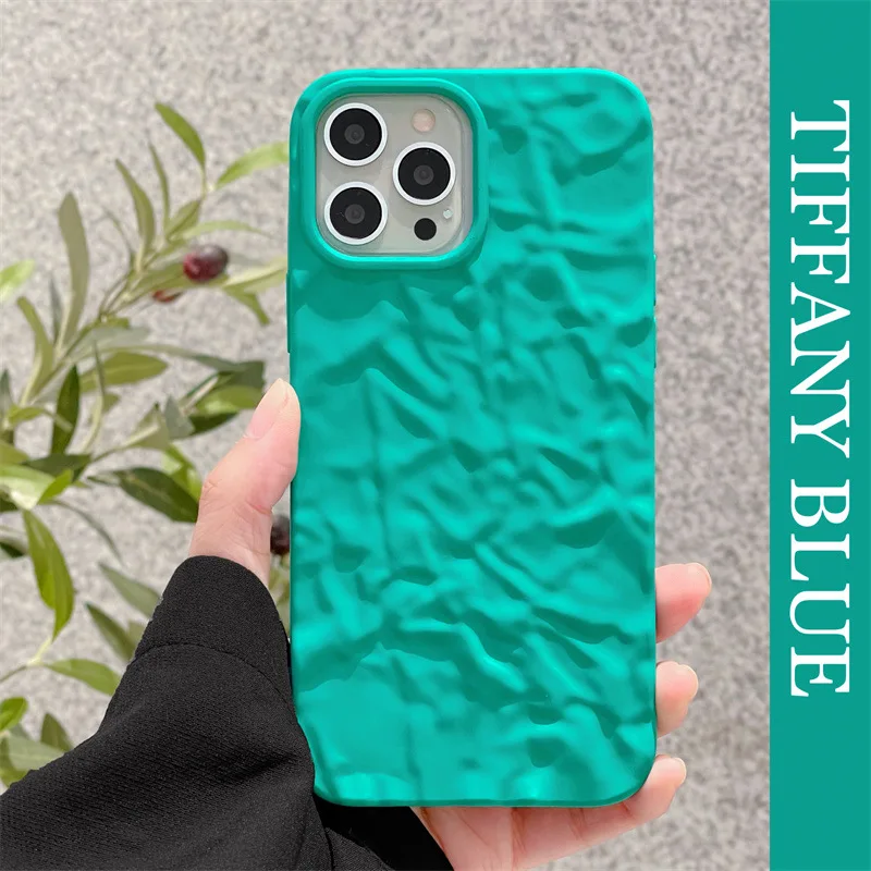 

Luxury Retro Tiffany Blue korean fashion Miss girls Phone Case For iPhone 13 12 11 Pro Max Xr Xs Max X 7 8 Plus case Cute cover