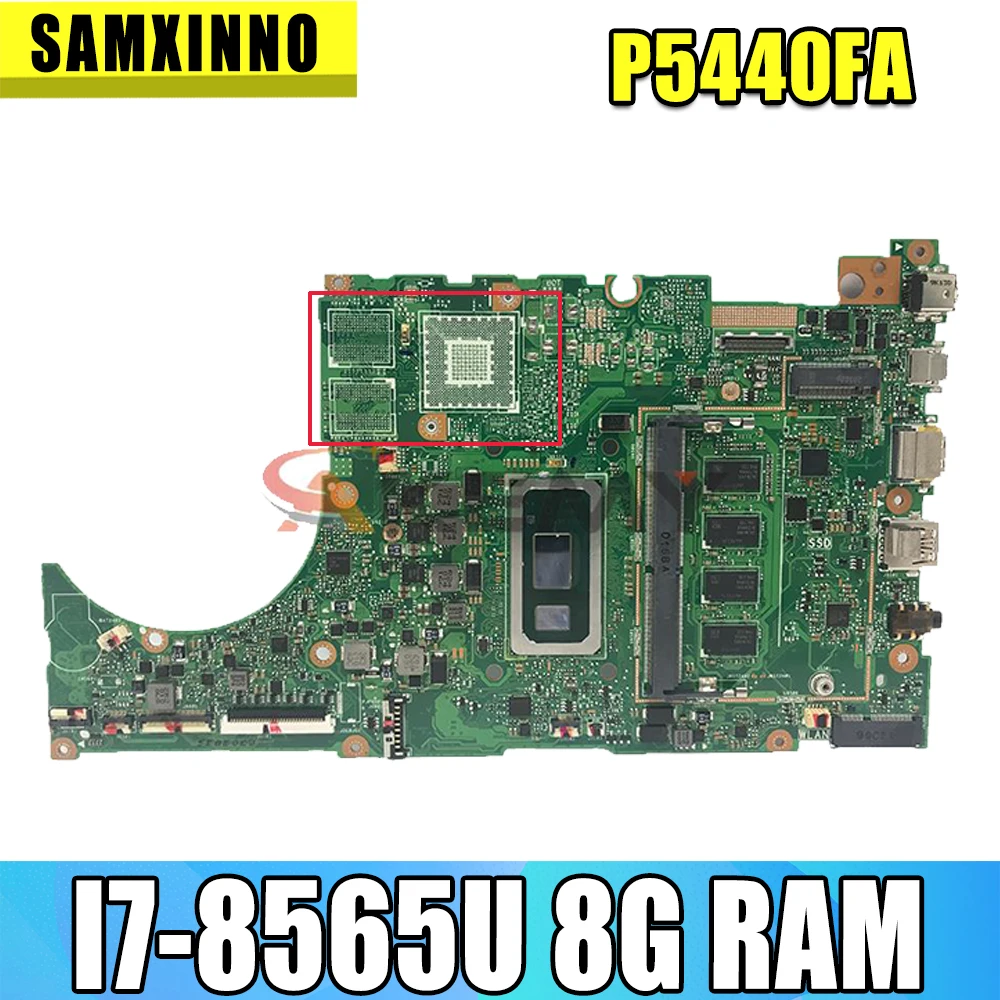 

original P5440FA mainboard 8GB RAM I7-8565U CPU P5440 P5440F P5440FA for asus laptop motherboard