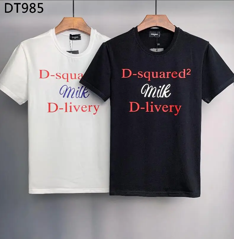 

2022 Fashion New Dsquared2 Men's Premium Cotton Printed Short Sleeve T-Shirt DT985