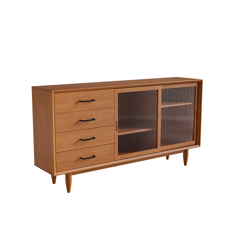 Скандинавский деревянный сервант современные ящики роскошный буфет боковой