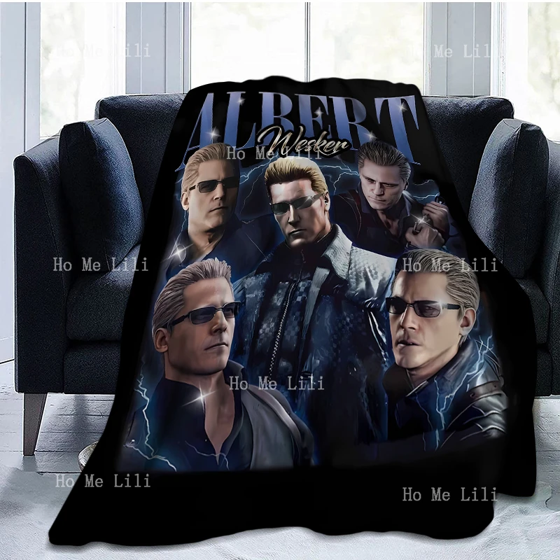Фланелевое Одеяло в стиле ретро 90-х актеров Альберта Wesker подходит для всех