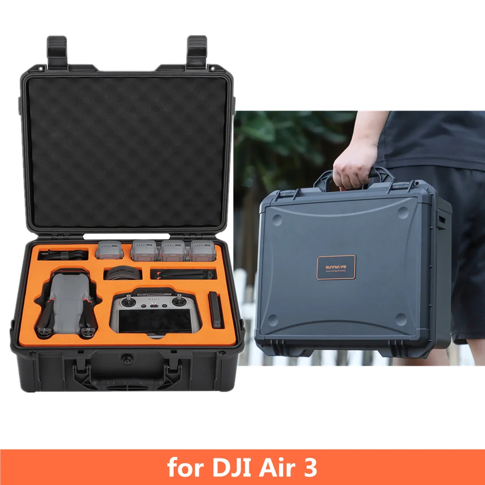 

For DJI Mavic Air 3 Storage Waterproof Case Air 3 Compatible RC2/RC-N2 Portable Protective Case for DJI AIR 3 Drone Accessories