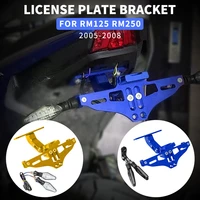 motorcycle license plate bracket licence plate holder frame number plate for suzuki rm125 250 rm125 rm250 2005 2006 2007 2008