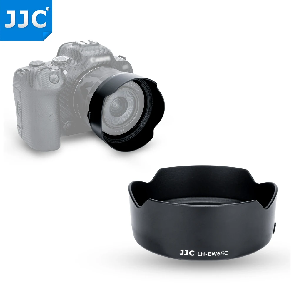 

JJC EW-65C Reversible Lens Hood Flower Petal for Canon EOS R6 R5 R3 RP Ra R Camera Compatible with Canon RF 16mm f/2.8 STM Lens