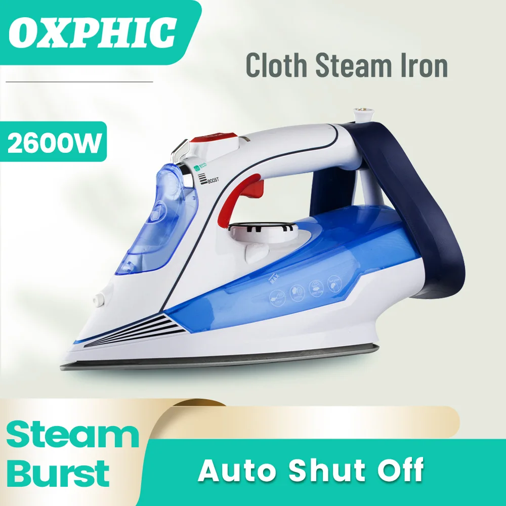 OXPHIC 2600W steam iron for clothes home appliance plancha pequeña para costura Iron Machine electric iron clothing irons