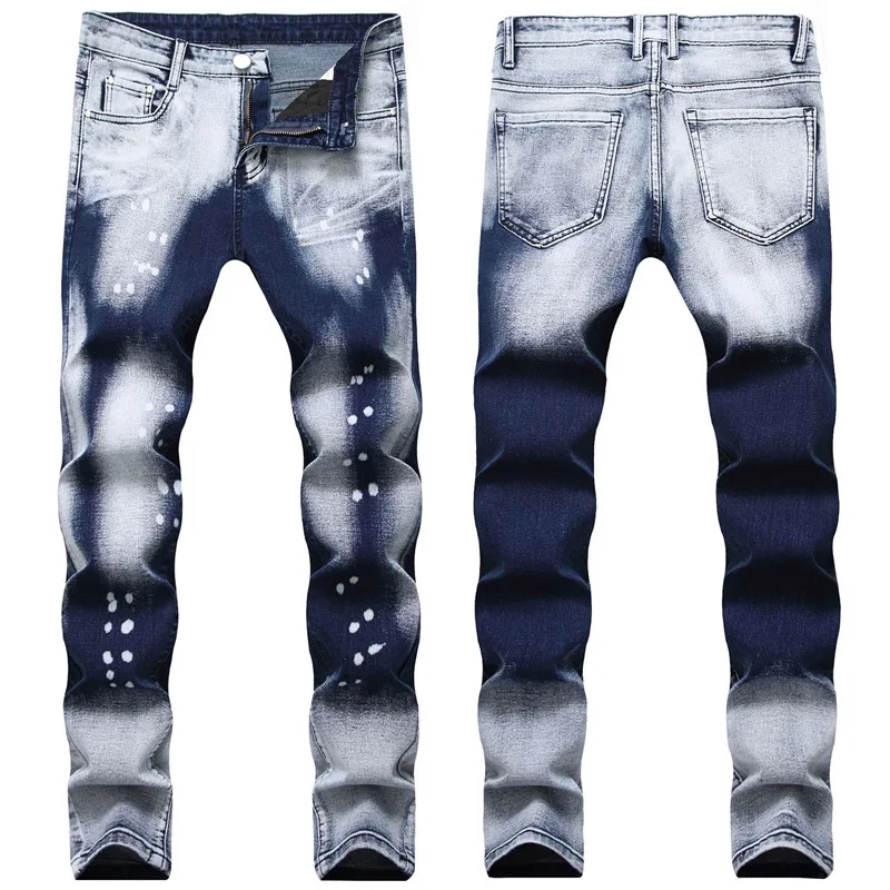 2022 New Fashion Retro Washed Hip Hop Men Pencil Jeans Trousers Streetwear Stretch Slim Women Punk Denim Pants Pantalones Hombre