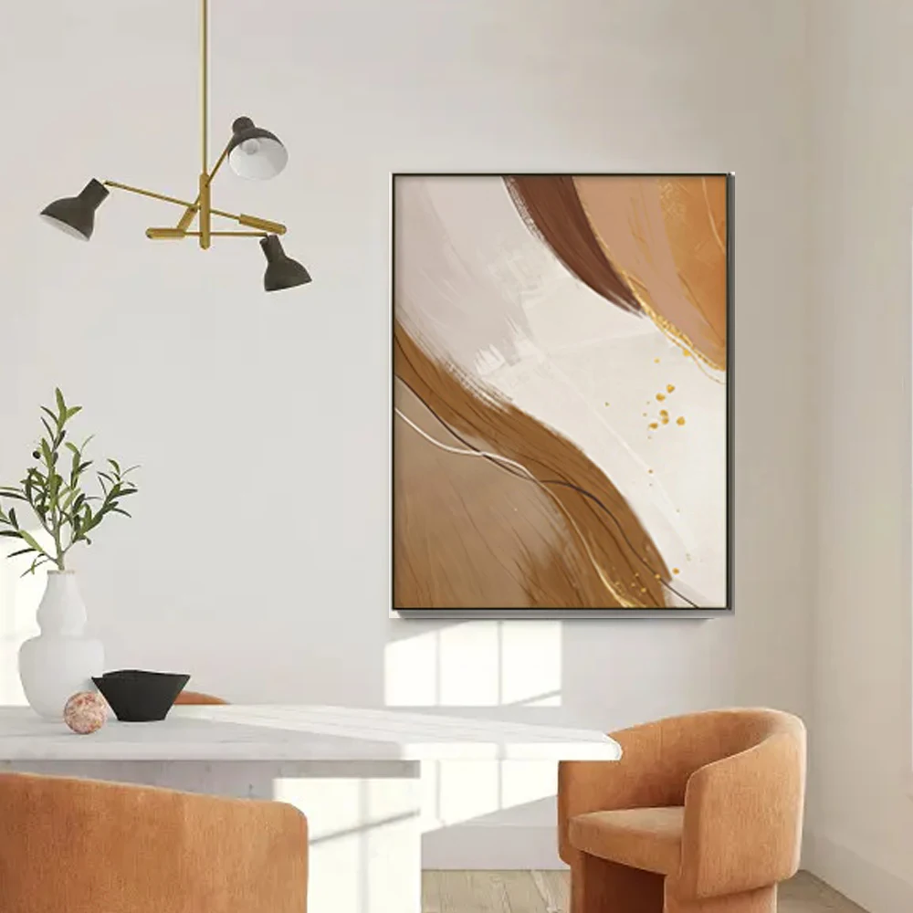 

HUACAN абстрактная 100% ручная работа настраиваемая картина маслом на холсте расписанная вручную настенная живопись без рамки для украшения ст...