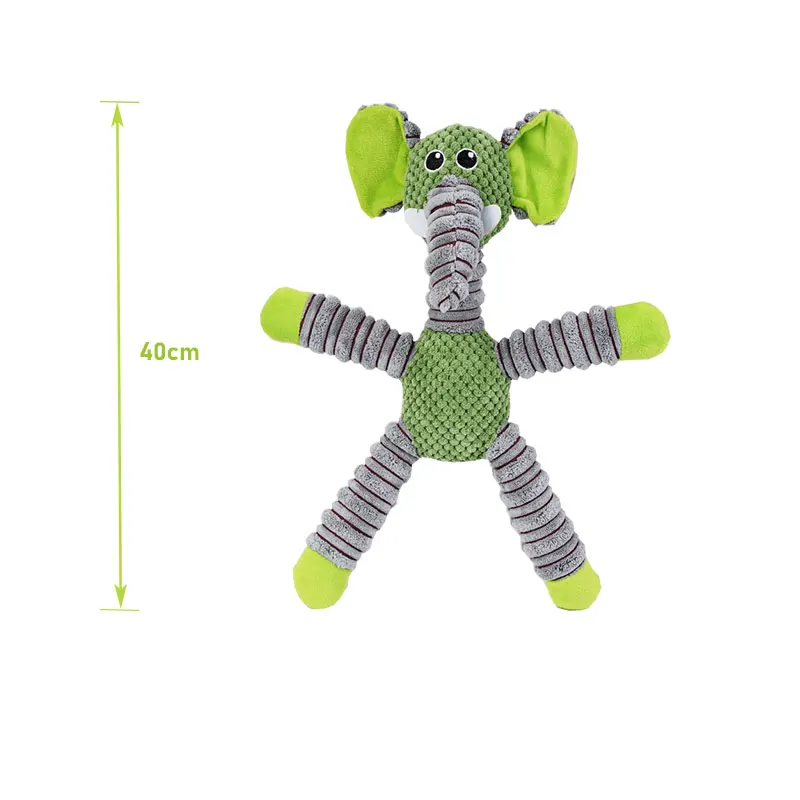 Собака плюшевая игрушка для домашних животных жевательные пищалки звуковые