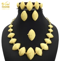 nigeria wedding african plated jewelry set for women dubai bride luxury necklace and earrings bracelet sets eritrea accessories