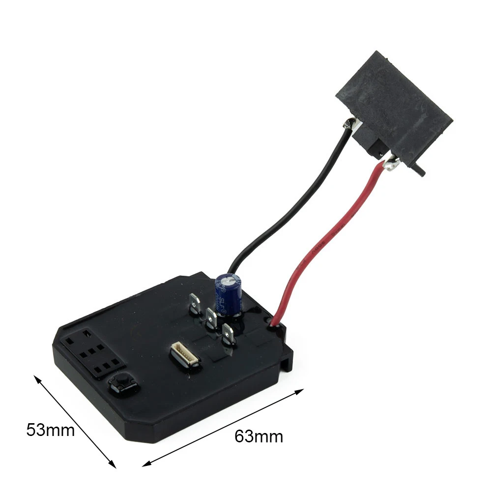 1pcs Control Board With Switch 18V 300W Voltage 5.2*6.2CM For Dayi 2106/161/169 Brushless Electric Wrenches Power Tools