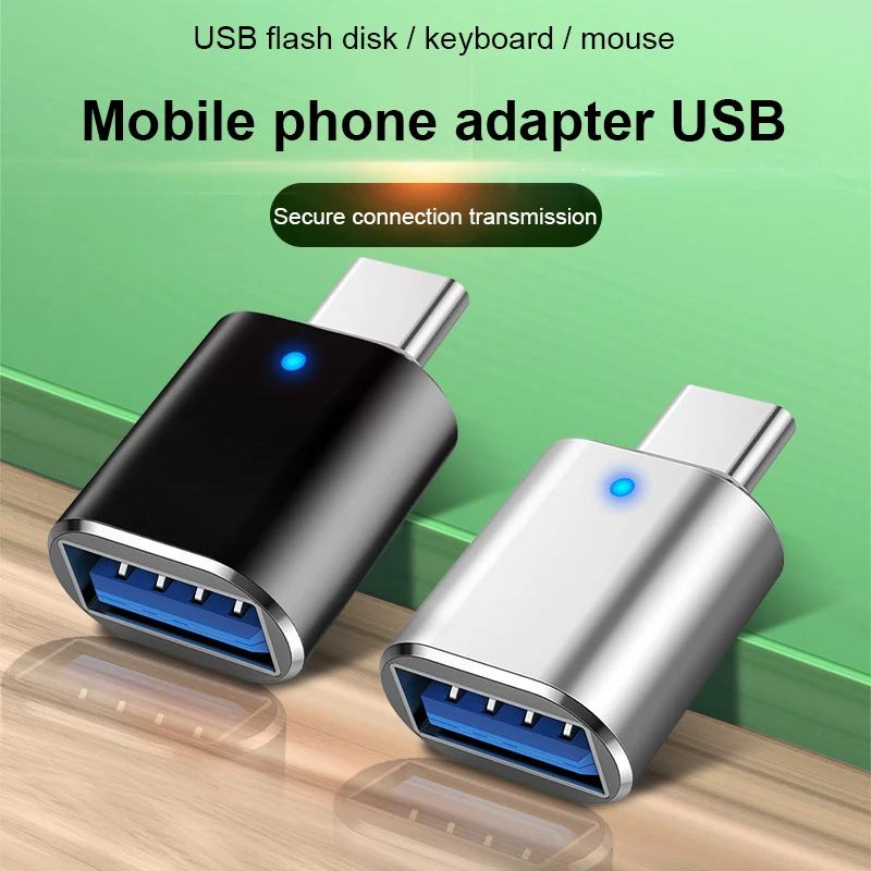 

Mini Portable Usb Type C Adapter Aluminum Data Cord Usb Type-c Female Connector Usb C Male To Usb 3.0 Female Otg Convenient