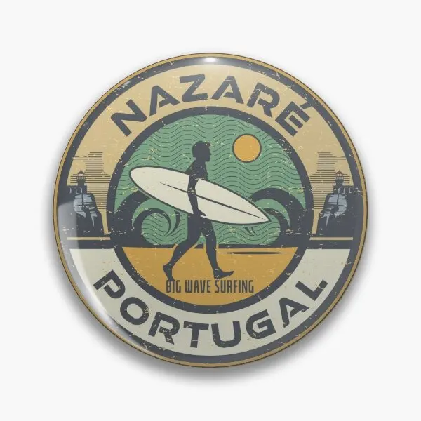 Nazare Португалия мягкая булавка на пуговицах мультяшная металлическая милая для