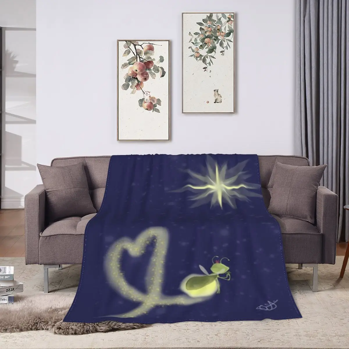 Ультрамягкое Флисовое одеяло Ray And Evangeline