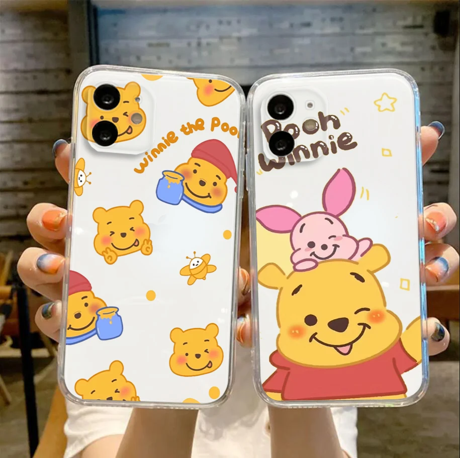 Мягкая фотография B8 Winnie Bear для Moto G4 Plus G41 G5 G50 G51 G5S G6 Play G60 G7 Power G71 G9