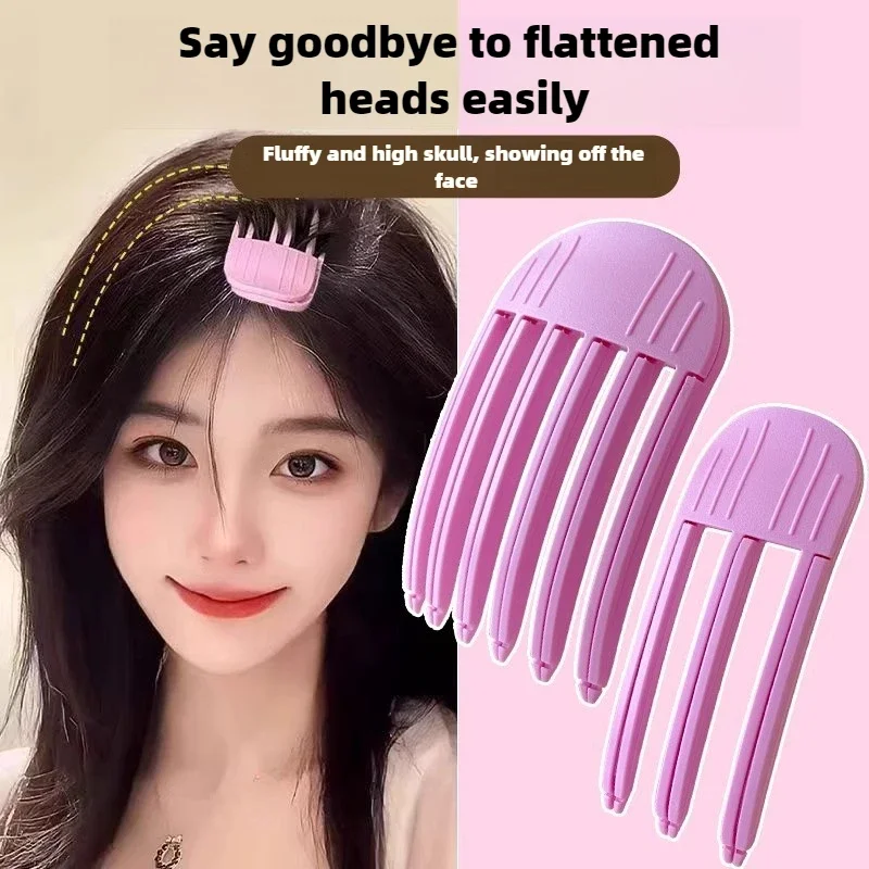 Пушистые заколки для волос с корнем ленивые волосы верхняя укладка щипцы завивки