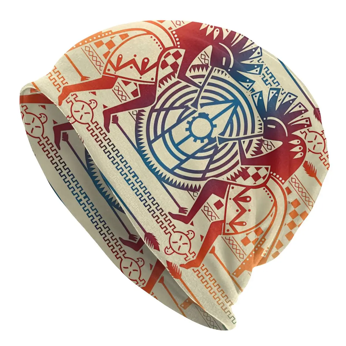 Шапочка, шапки Kokopelli Hopi, мужские женские тонкие шапочки, шапки, шапка, отечественные американские музыканты, современные солнцезащитные гонки, осенне-Весенняя теплая шапка