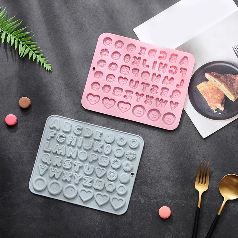 

DIY Letters Chocolate Mold Handmade Cookies Bakeware Cake for Crafts Baking Tool