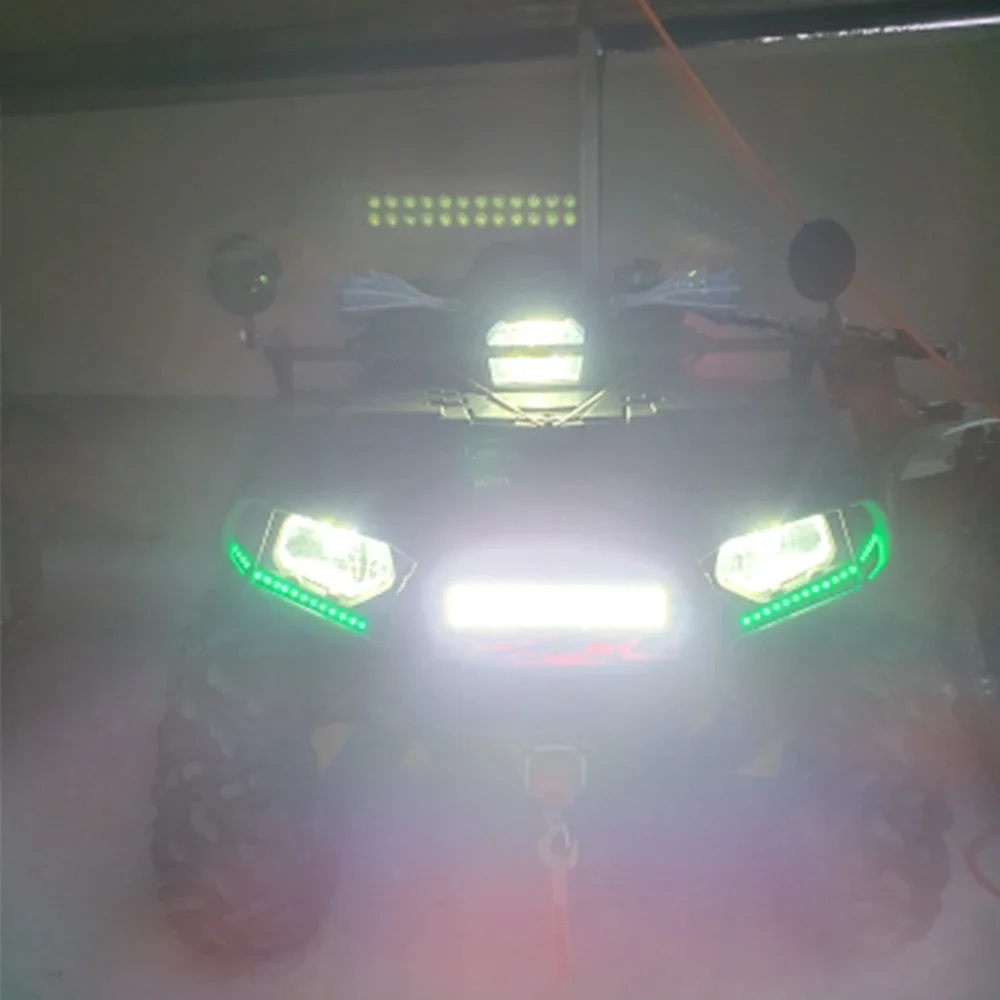 Фото 12 В 24 В светодиодная лампа для фар 50 Вт противотуманная фара для Polaris Sportsman 550 570 600 700 800 850 1000 ACE Magnum Hawkeye RZR Ranger №5