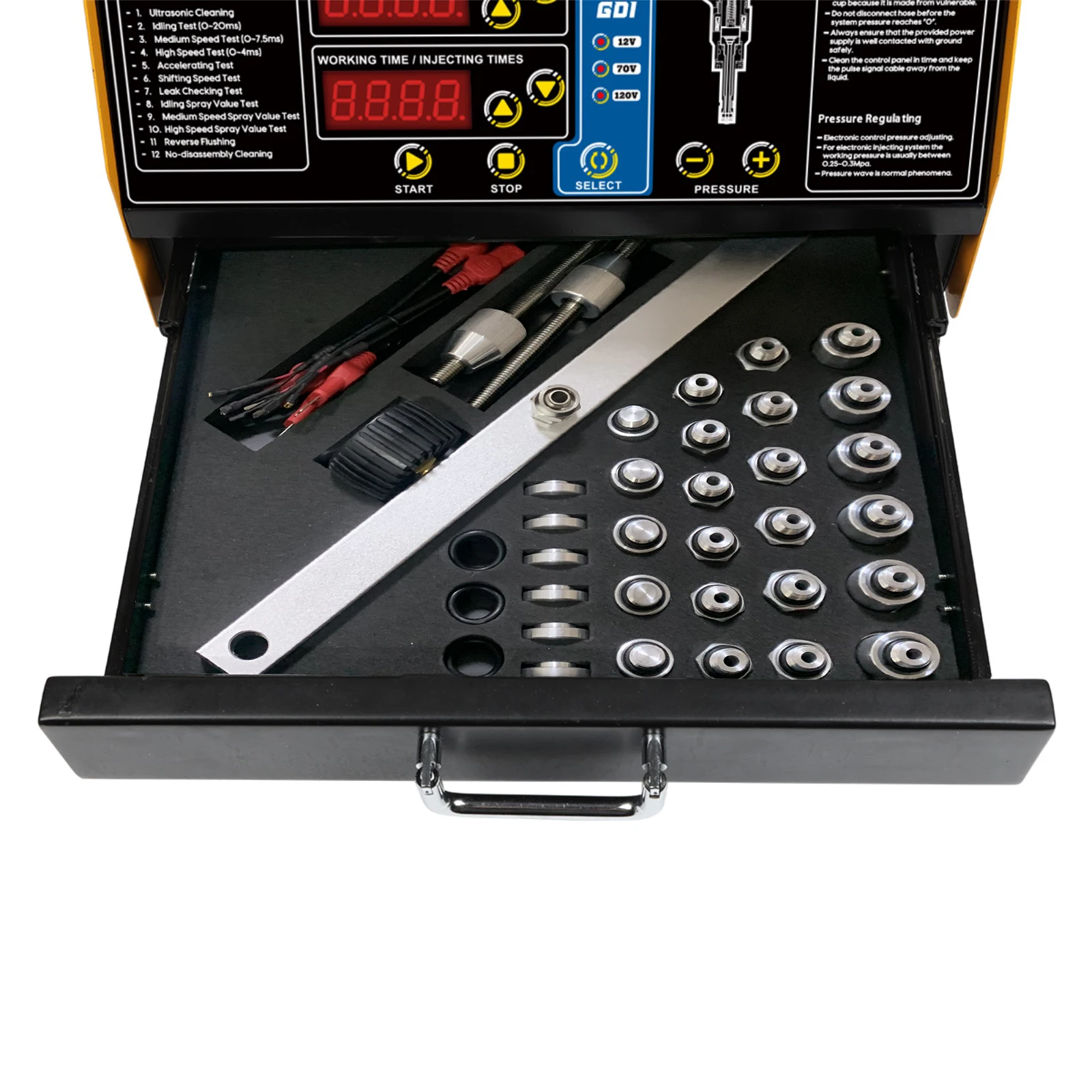 AUTOOL CT400 GDI Очиститель и тестер топливных форсунок Универсальная машина высокого