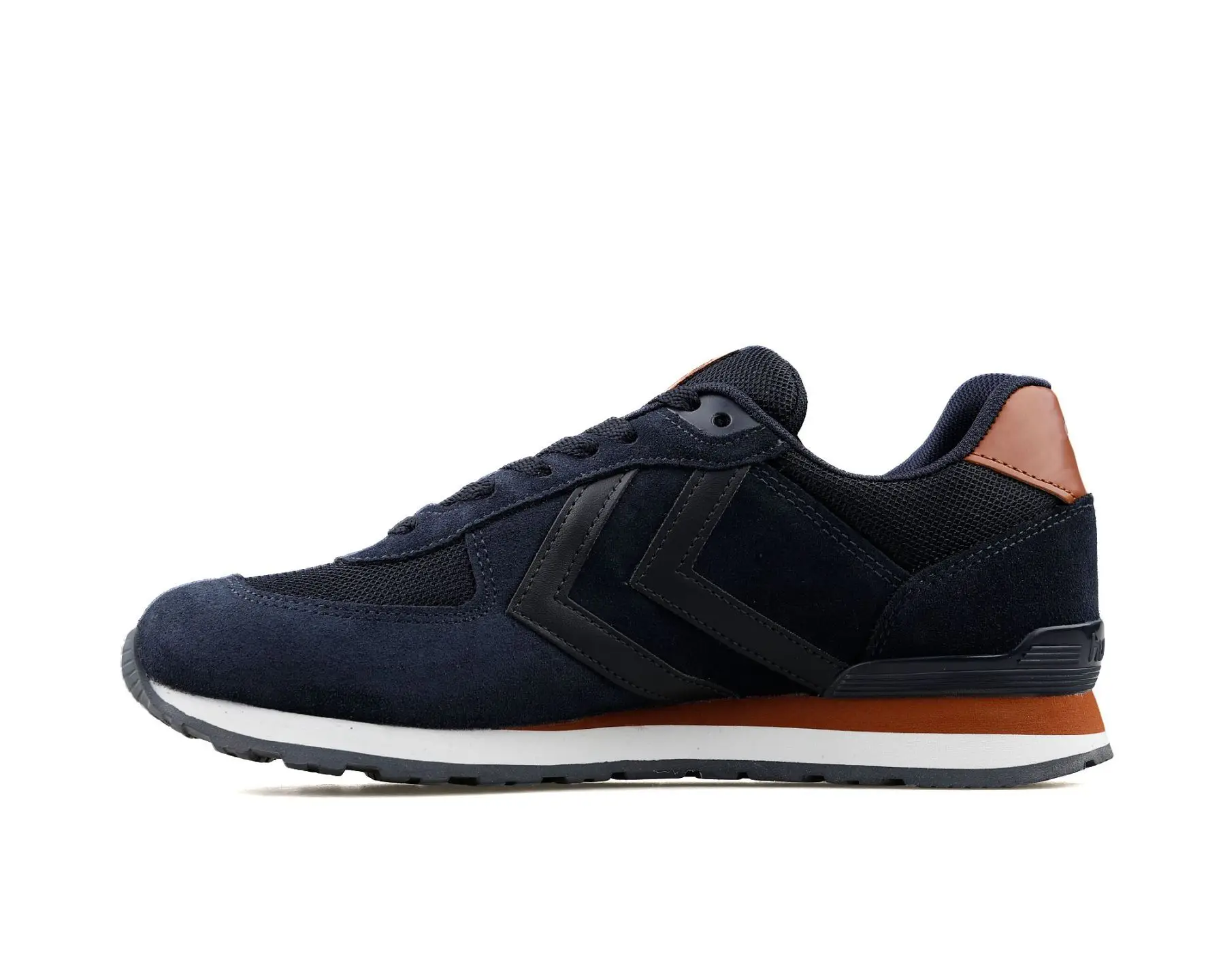 Hummel Original Men's Sneakers Casual Sneakers Navy Blue Color Casual Daily Walking Shoes Hmleightyone Sneaker