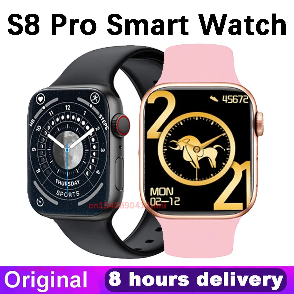 Новинка 2022 оригинальные Смарт-часы S8 Pro Series8 с индивидуальным циферблатом для