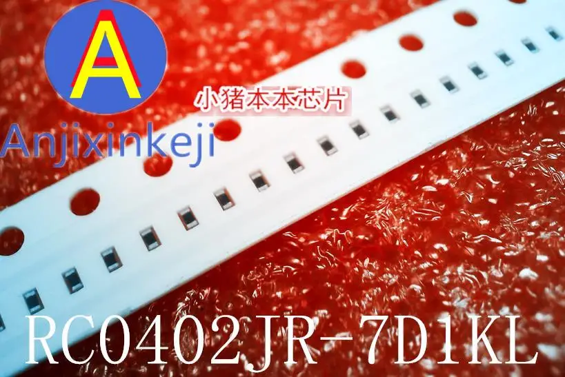 

20pcs 100% orginal new RC0402JR-7D1KL RC-02W102JT Error %5 SMD