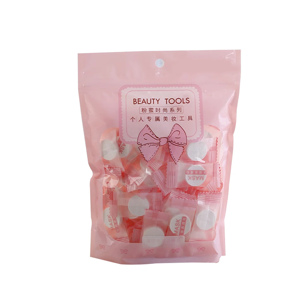 

100PCS Set DIY Water-saving Facial Paper Masque Disposable Face Cover Sheet Tablets Care Skin Face