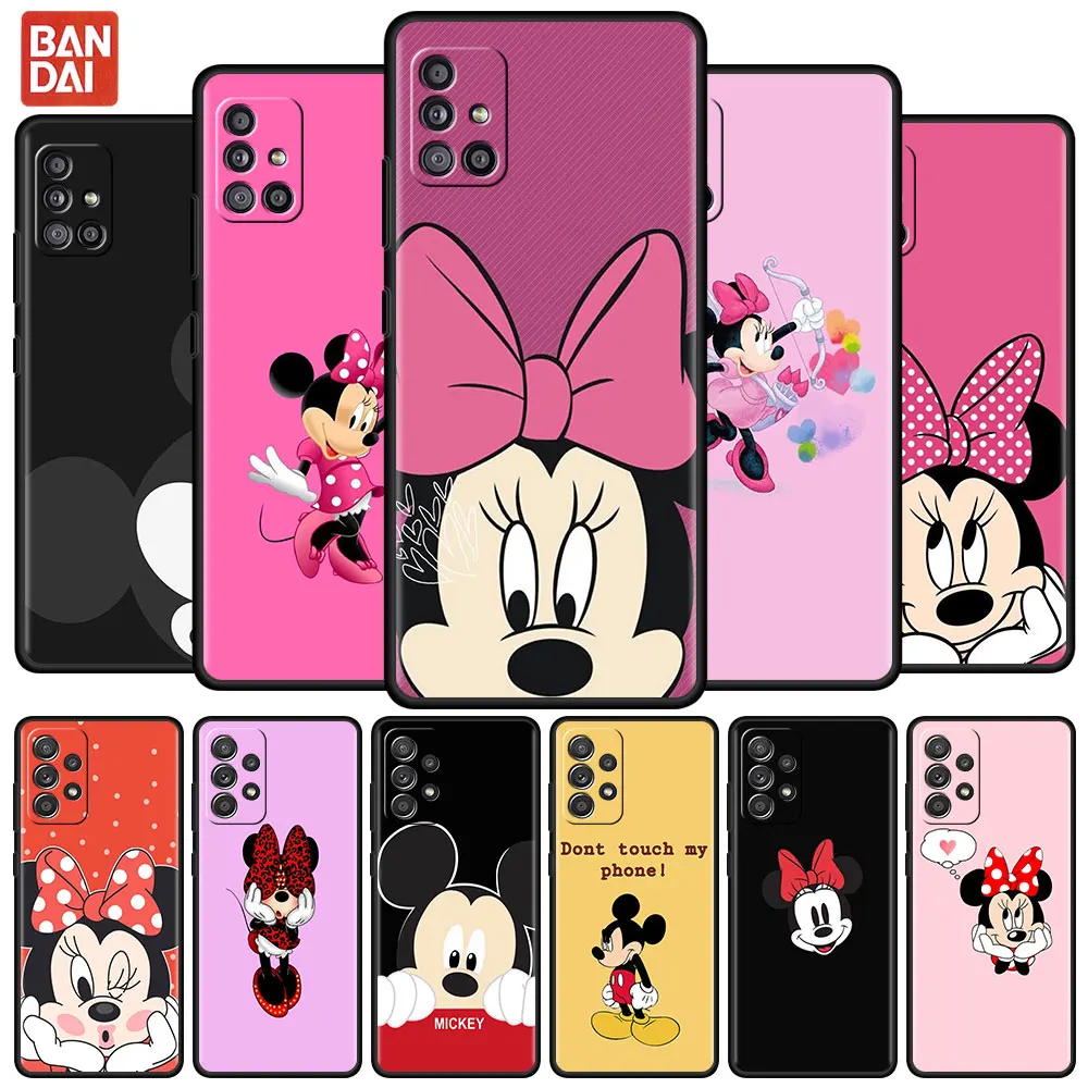 

Cute Mickey Mouse For Samsung A51 A52 A12 A21s Phone Case for Galaxy A32 A71 A02s A31 A72 A22 A11 A41 Soft Mobile Capa