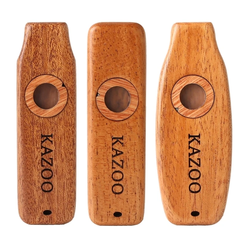 

Музыкальный инструмент Kazoo, гармоника из красного дерева, музыкальный инструмент