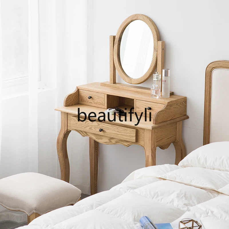 Комод из массива дерева дуба в американском стиле с выдвижными ящиками для