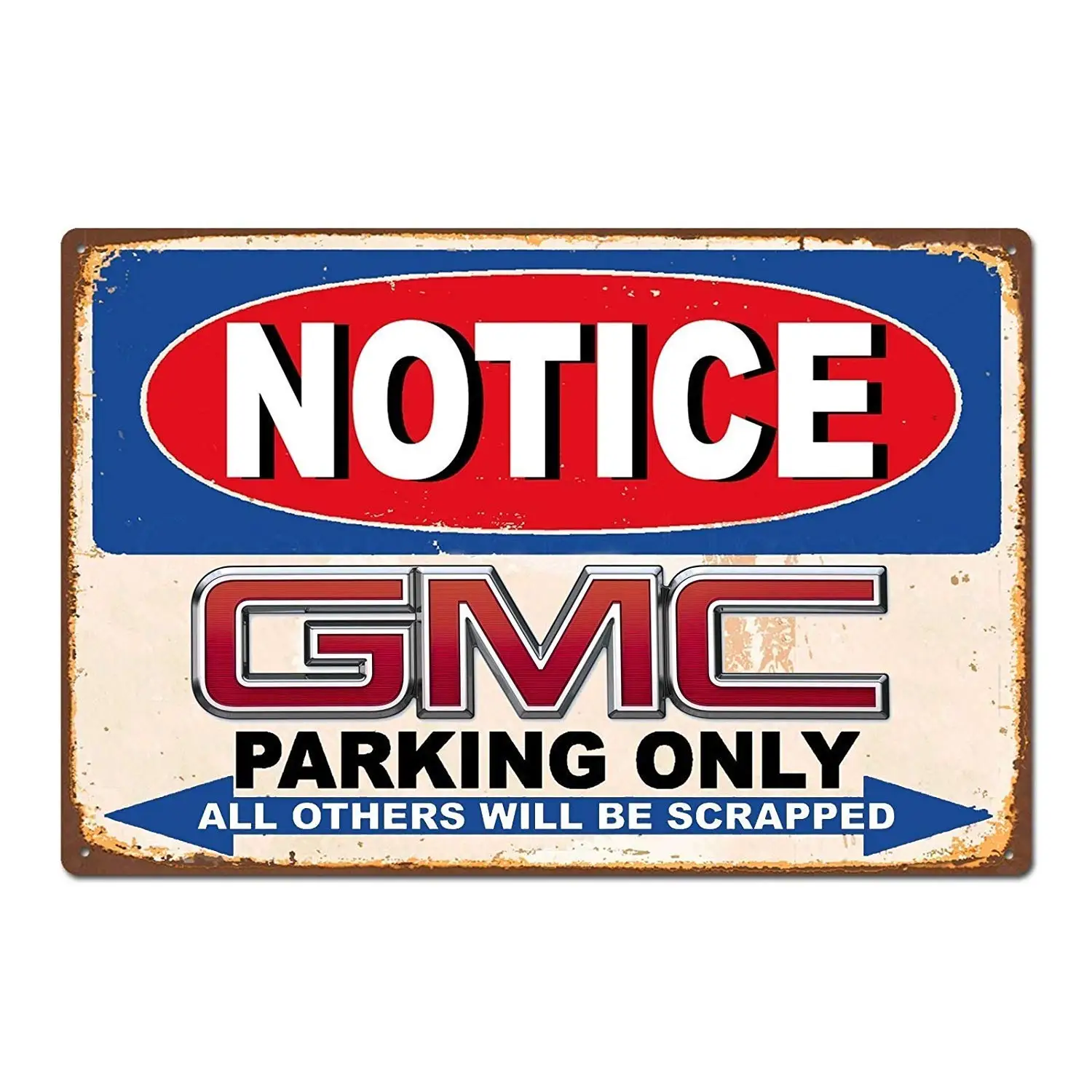 Персонализированный домашний декор Gmc только для парковки автомобиля винтажный