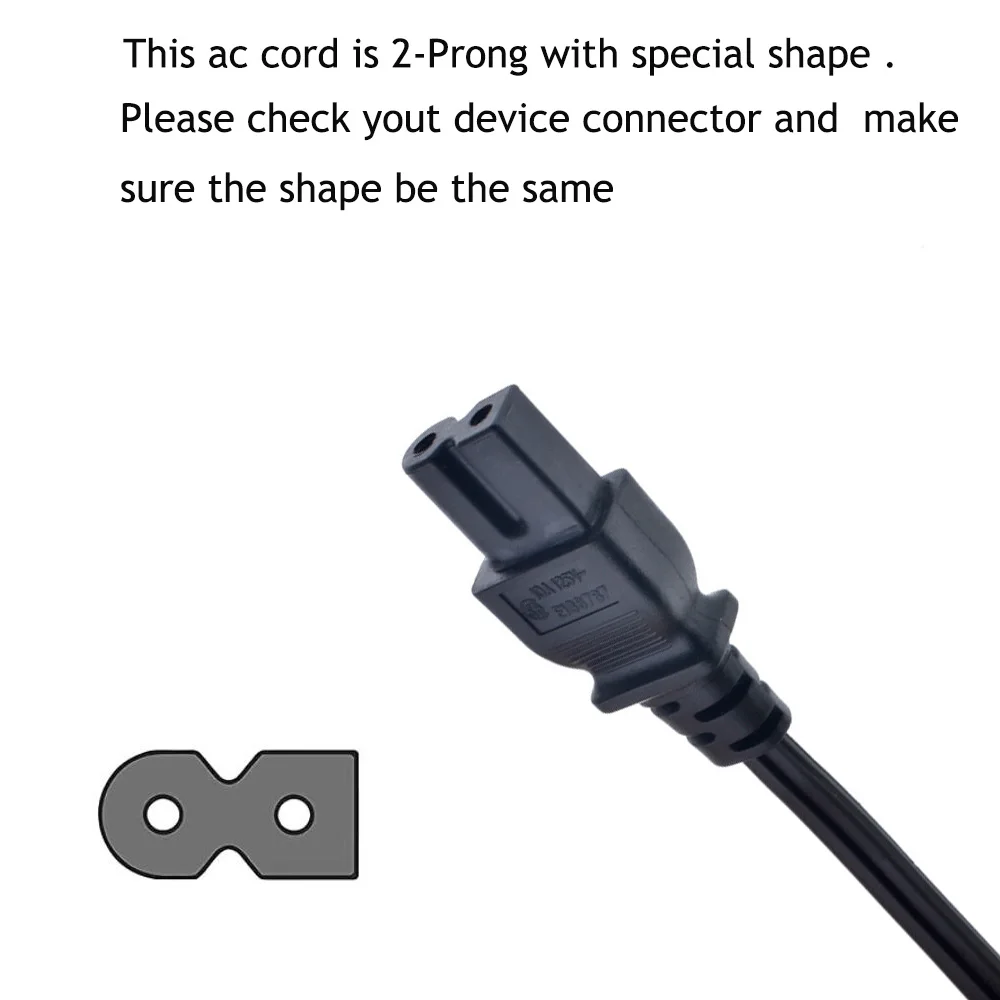 Универсальный настенный кабель 18AWG соответствует стандарту IEC320 C7 шнур питания