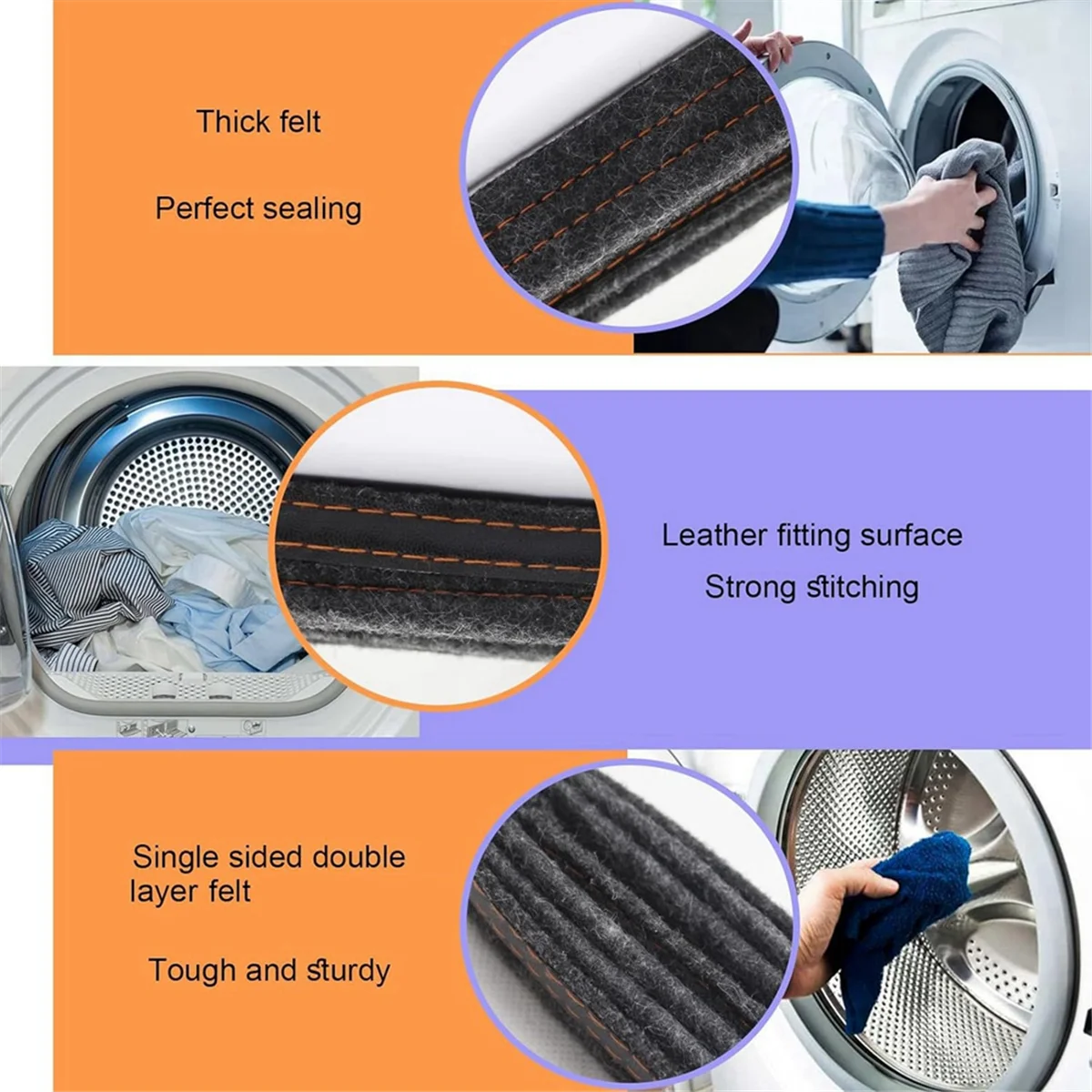 Обновление W 10116343 Комплект уплотнений фетрового барабана сушильной машины для