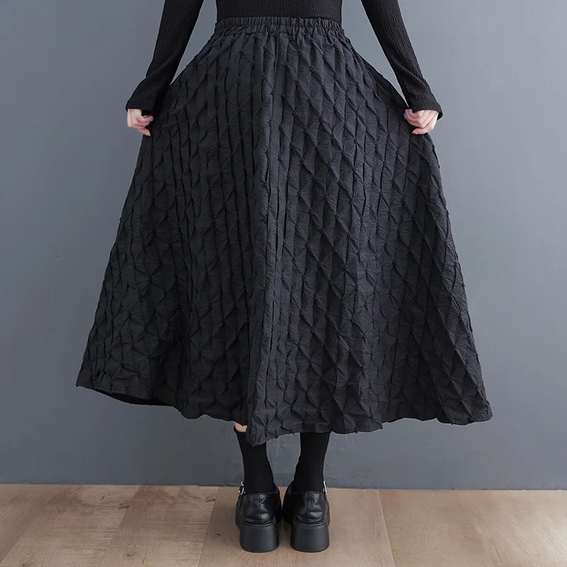 Женская трапециевидная юбка трапециевидной формы с рисунком рыбьей чешуи