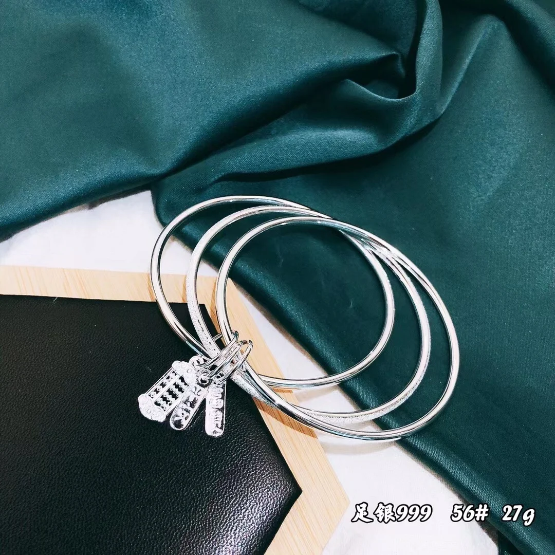 

Three Lives Three Worlds Three Rings Bracelet Fashion Trend Versatile Favorite Notes