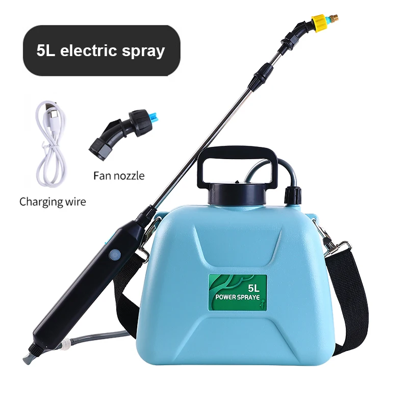 2400mAh agricultural electric spray 5L garden automatic atomizer spray USB rechargeable garden irrigation tool