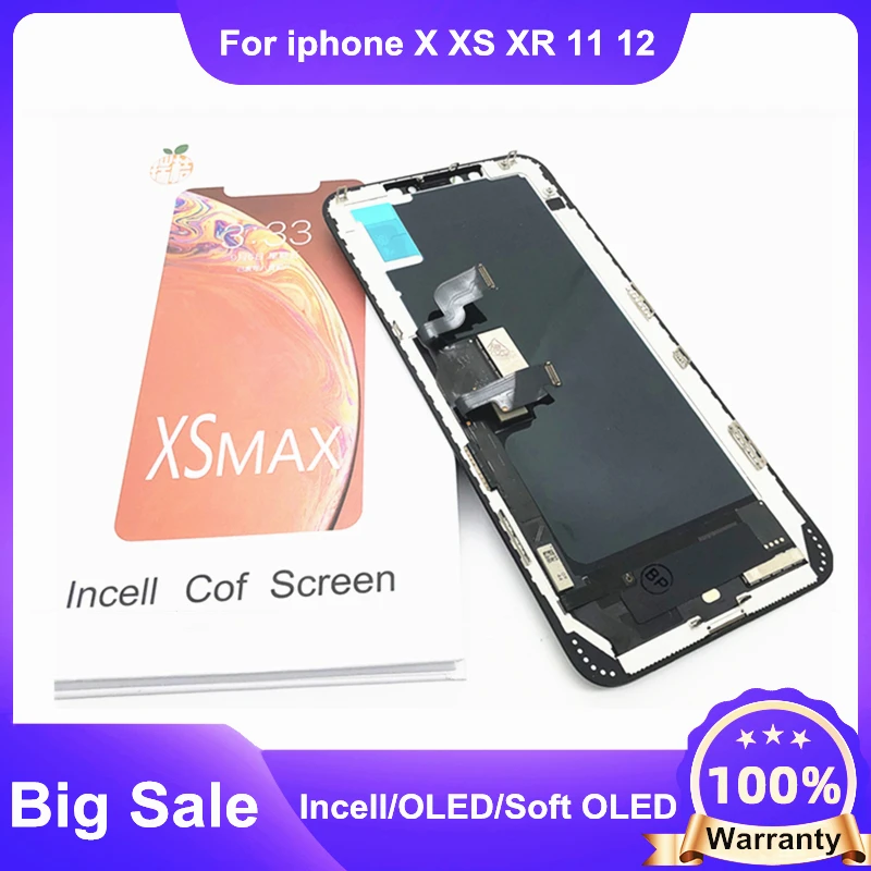 

100% протестированный ЖК-экран Pantalla Incell Cof экран для iphone XS Max ЖК-дисплей сенсорный экран дигитайзер в сборе для iphonexsmax